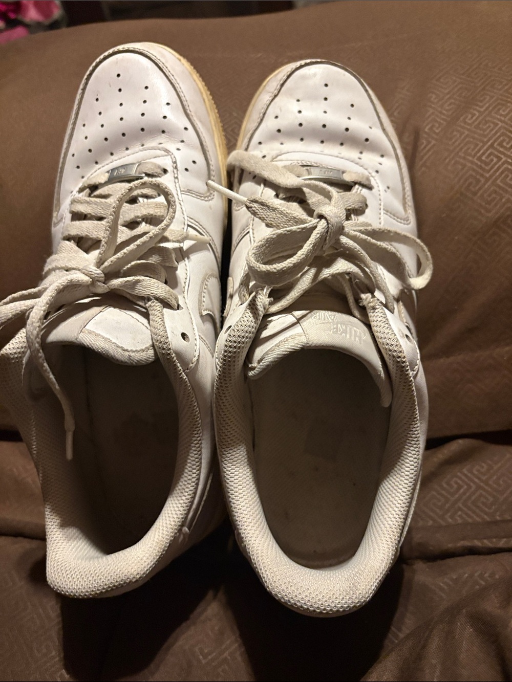 Classic White Leather Men Sneakers